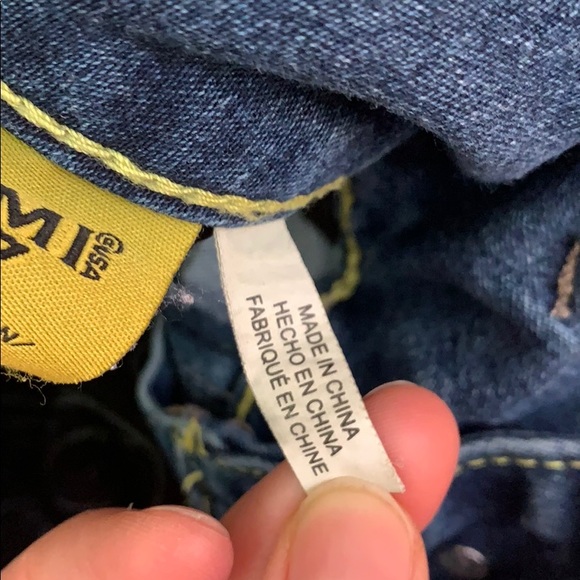 YMI Blue Denim High Waisted Shorts - Picture 11 of 11